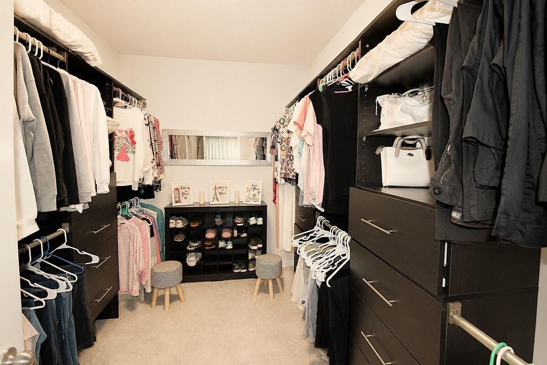 Primary closet