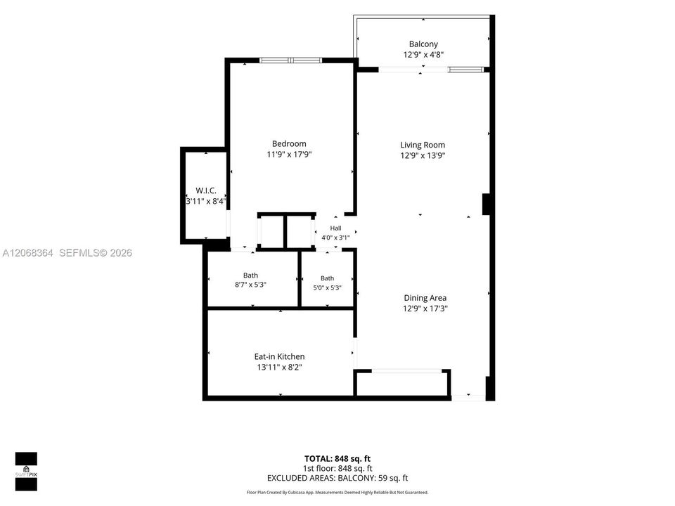 For Rent: $2,550 (1 beds, 1 baths, 906 Square Feet)