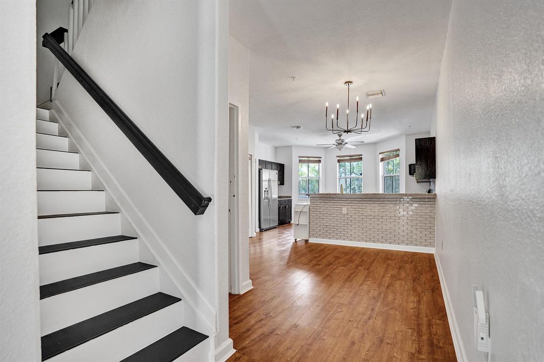 Newly Refinished Staircase