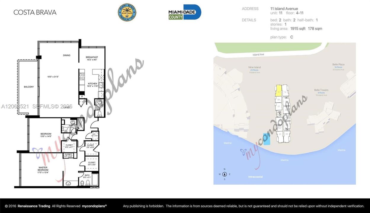 For Rent: $9,000 (2 beds, 2 baths, 1733 Square Feet)