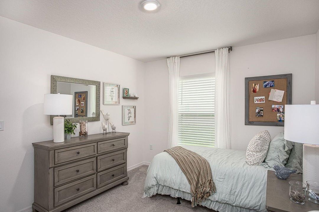 Model home - actual features may vary.