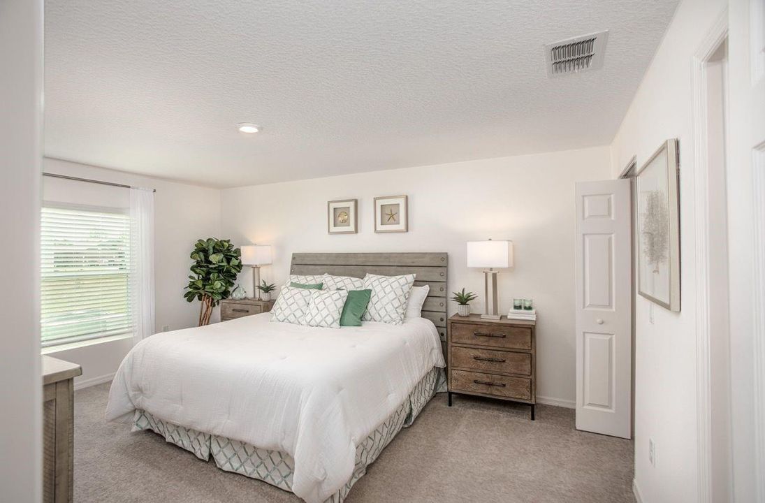 Model home - actual features may vary.