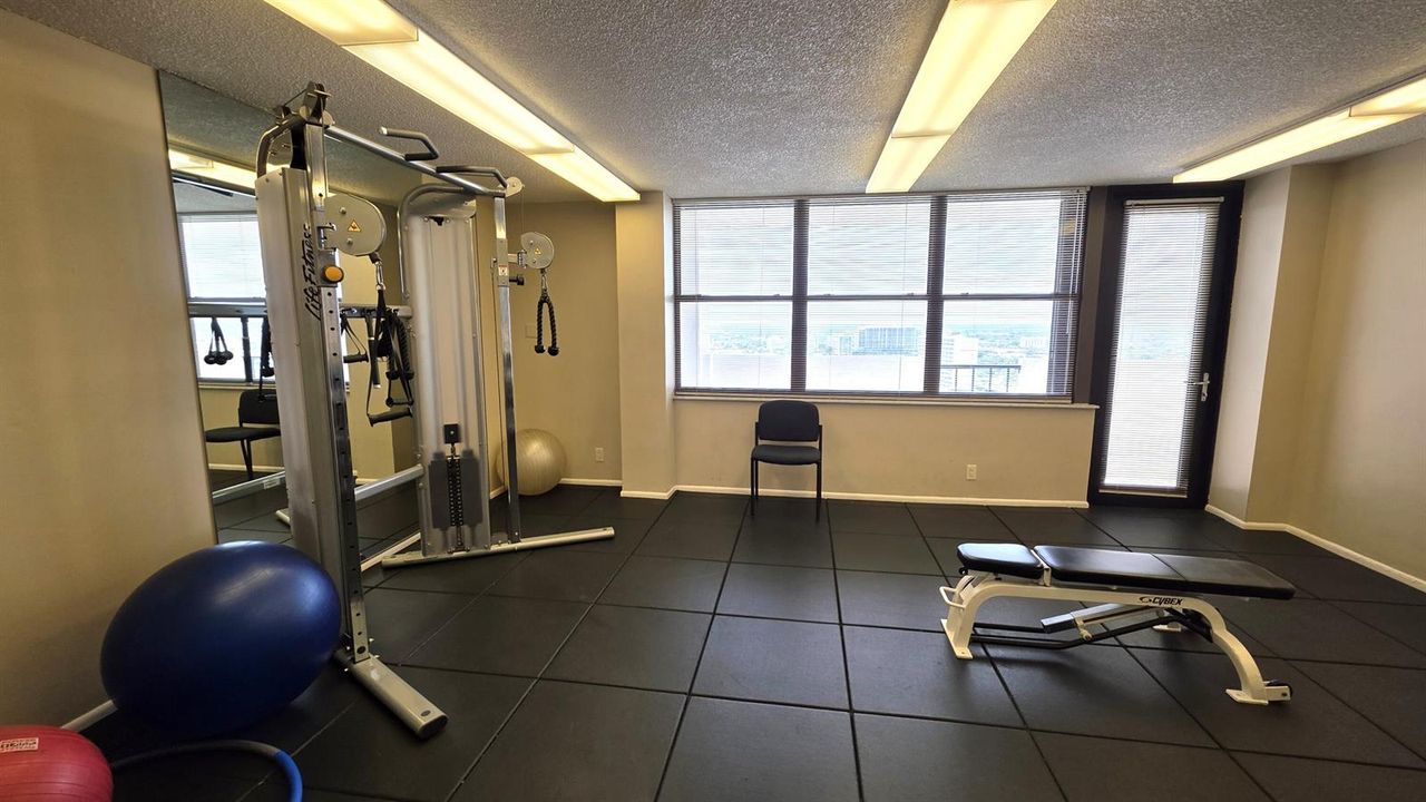 exercise area