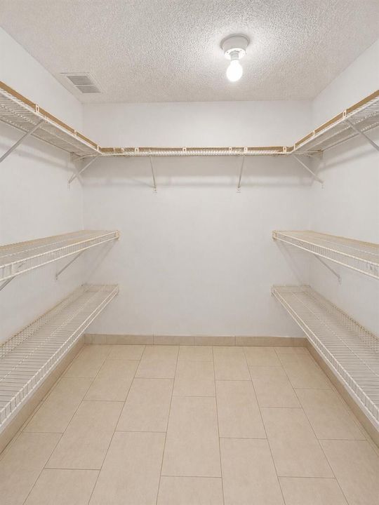 Spacious WalkIn Closet
