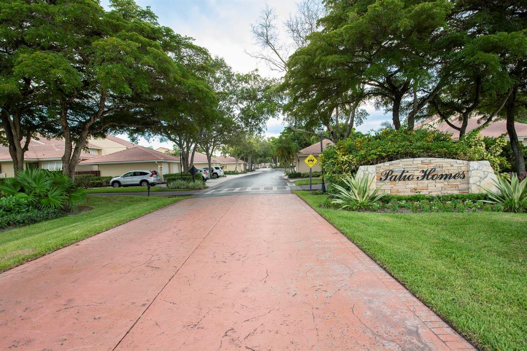Patio Homes Entrance