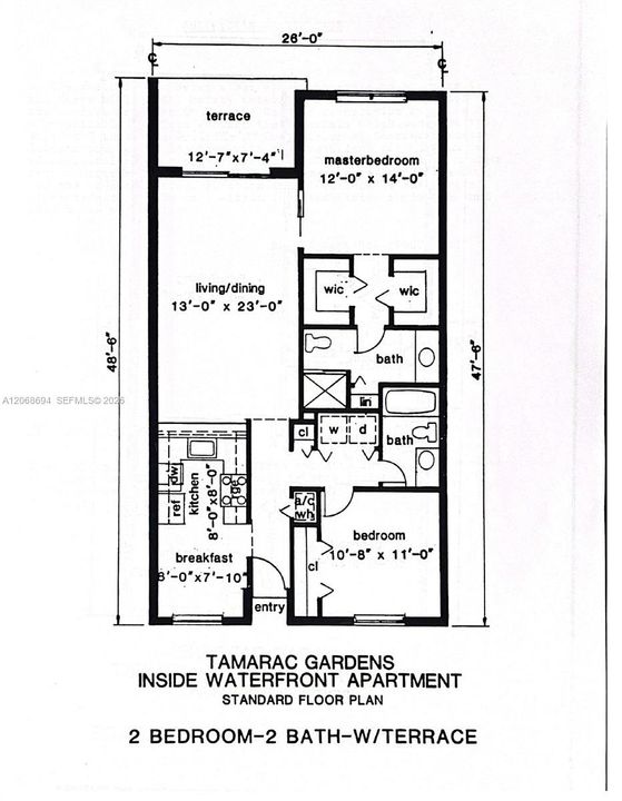 На продажу: $205,000 (2 спален, 2 ванн, 1170 Квадратных фут)