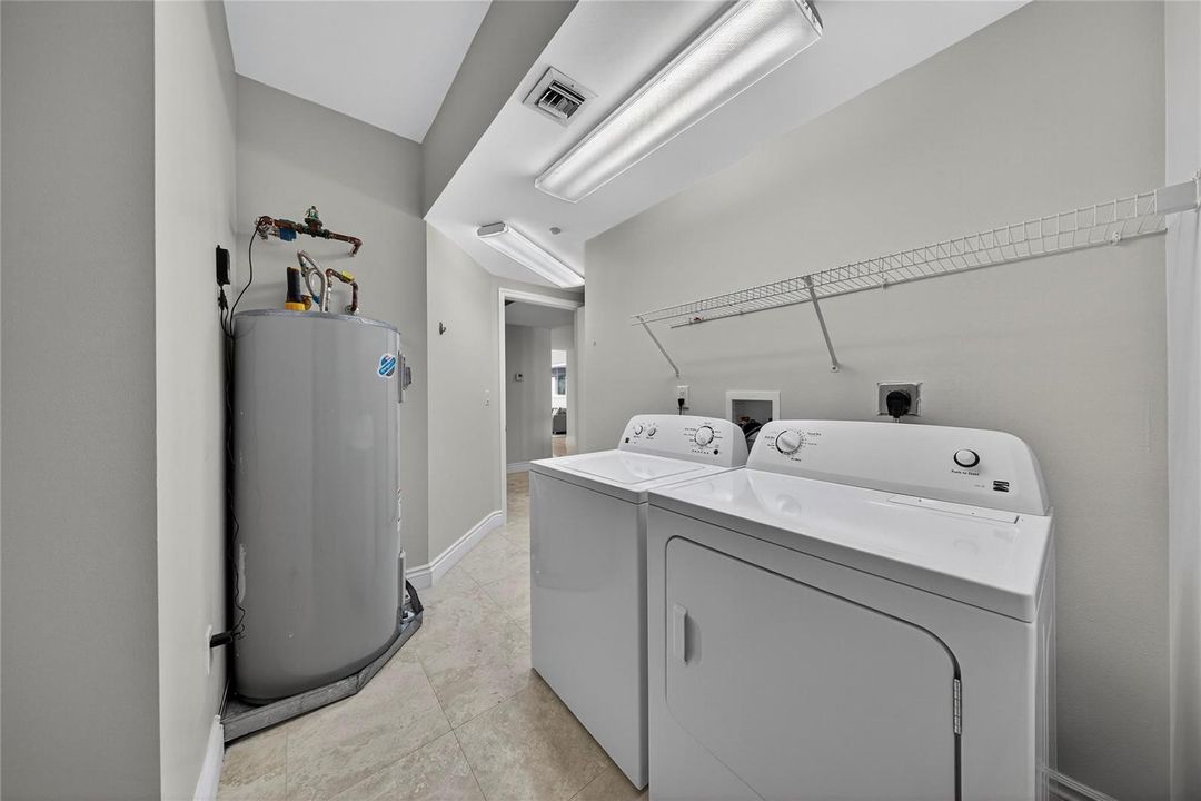 Separate laundry room