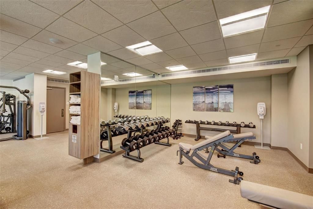 Fully equipped gym