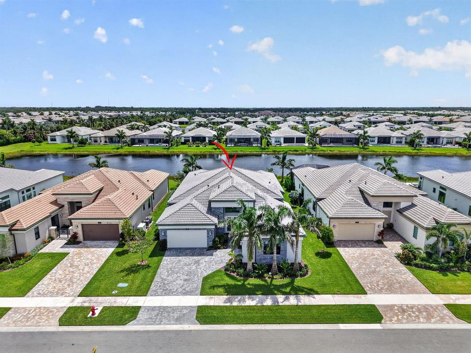 Aerial View Showcasing Lakefront Setting
