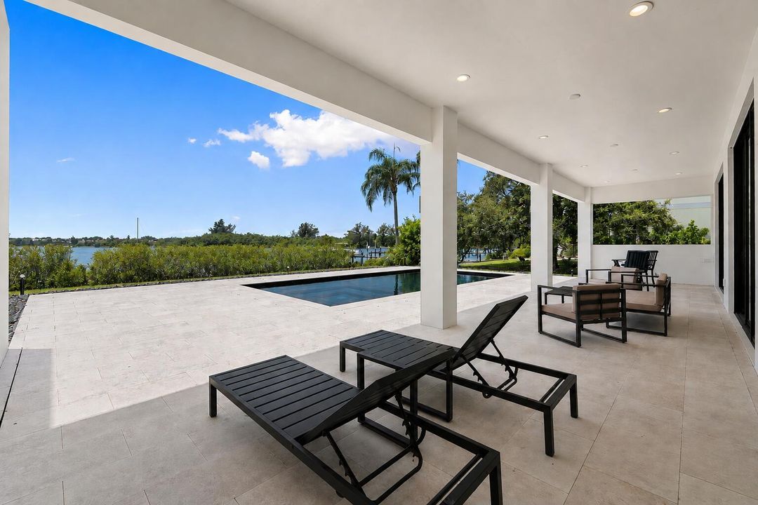 Deck at pool