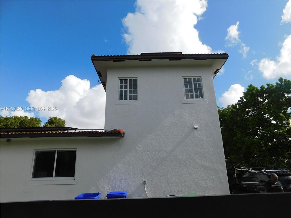 Unit is on the second floor in the back
