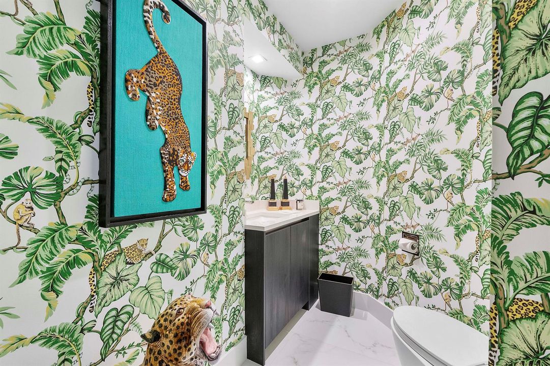 The Private Tropical Powder Room