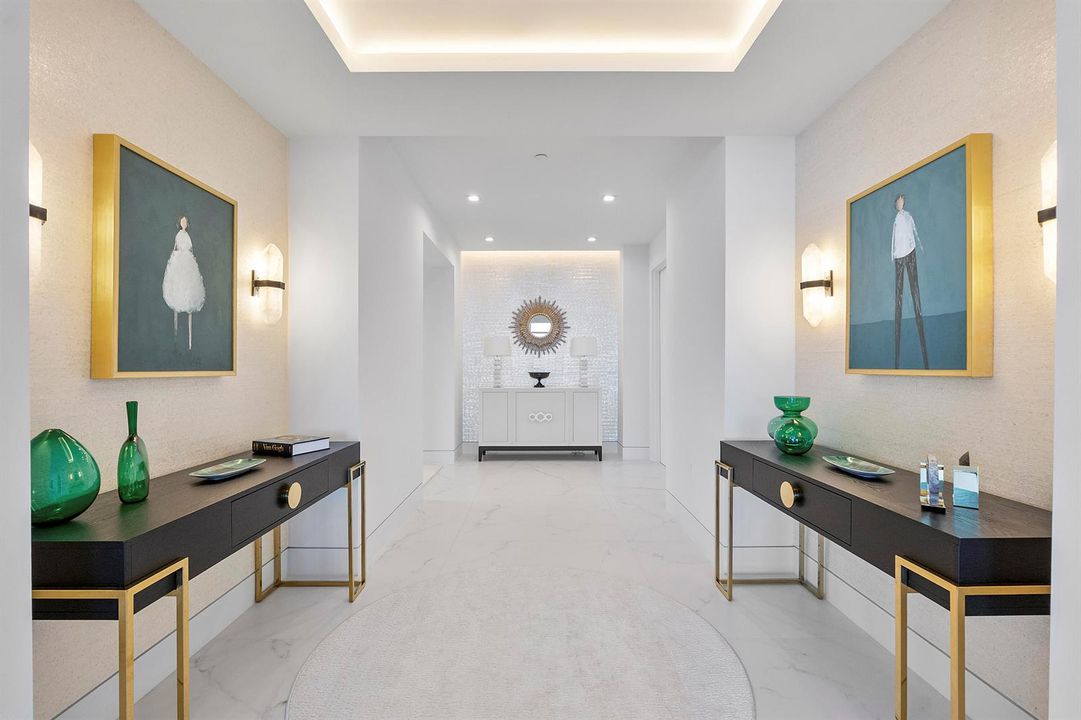Entryway into the Foyer