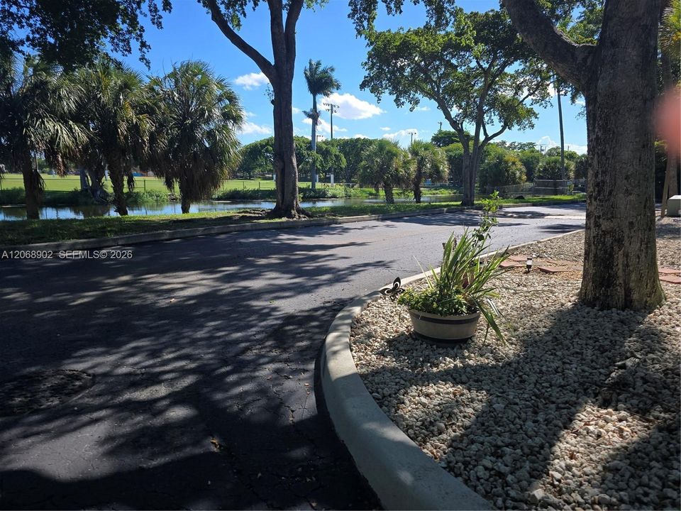 Corner unit on Oak Walk and Lemon Tree overlooking the waterway