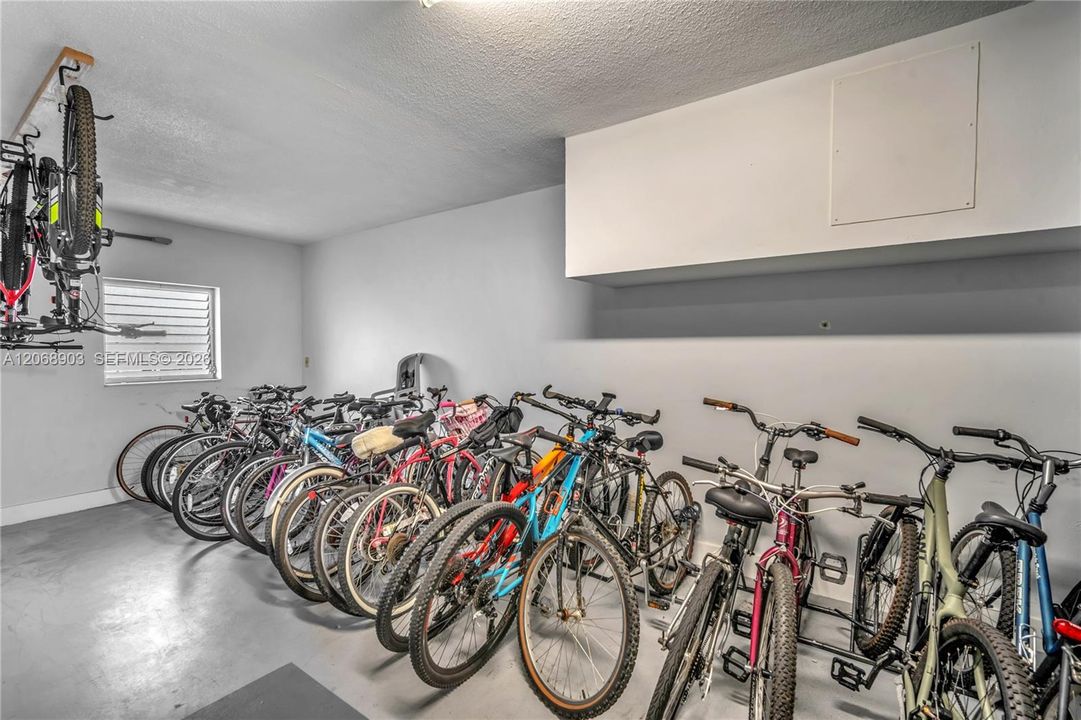 Bike room for residents!
