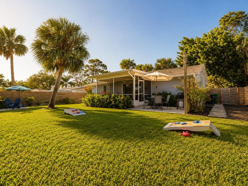 Big back yard
