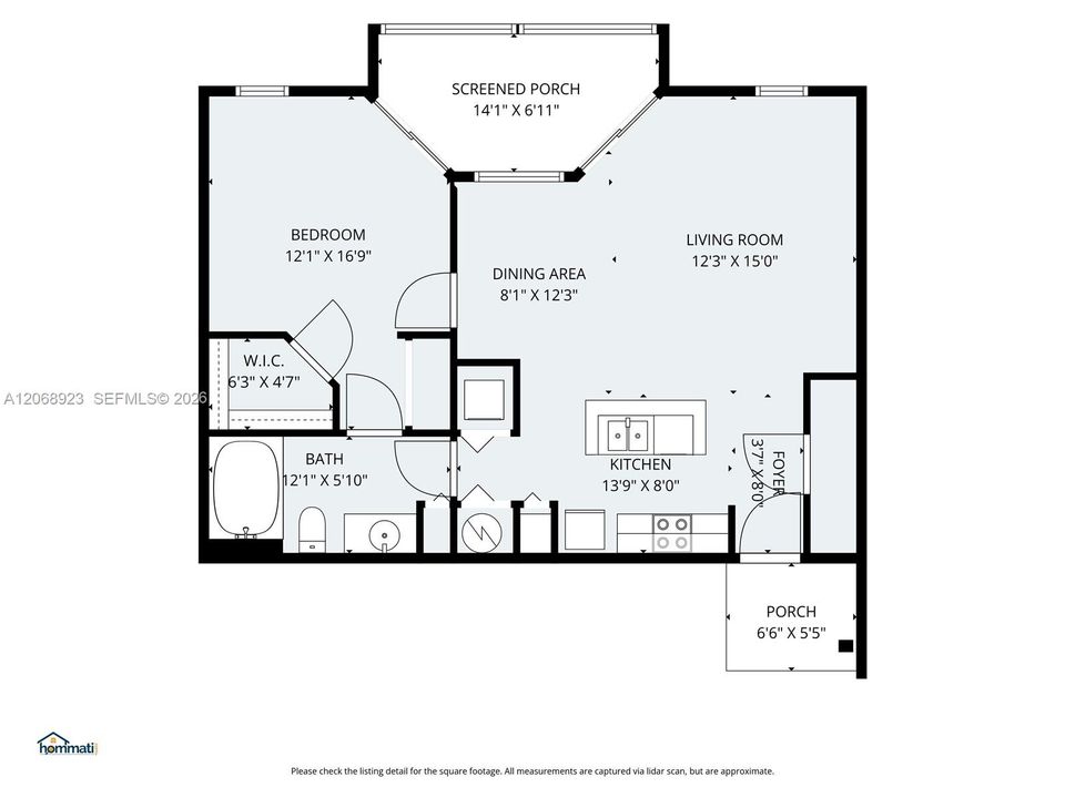 На продажу: $159,000 (1 спален, 1 ванн, 745 Квадратных фут)