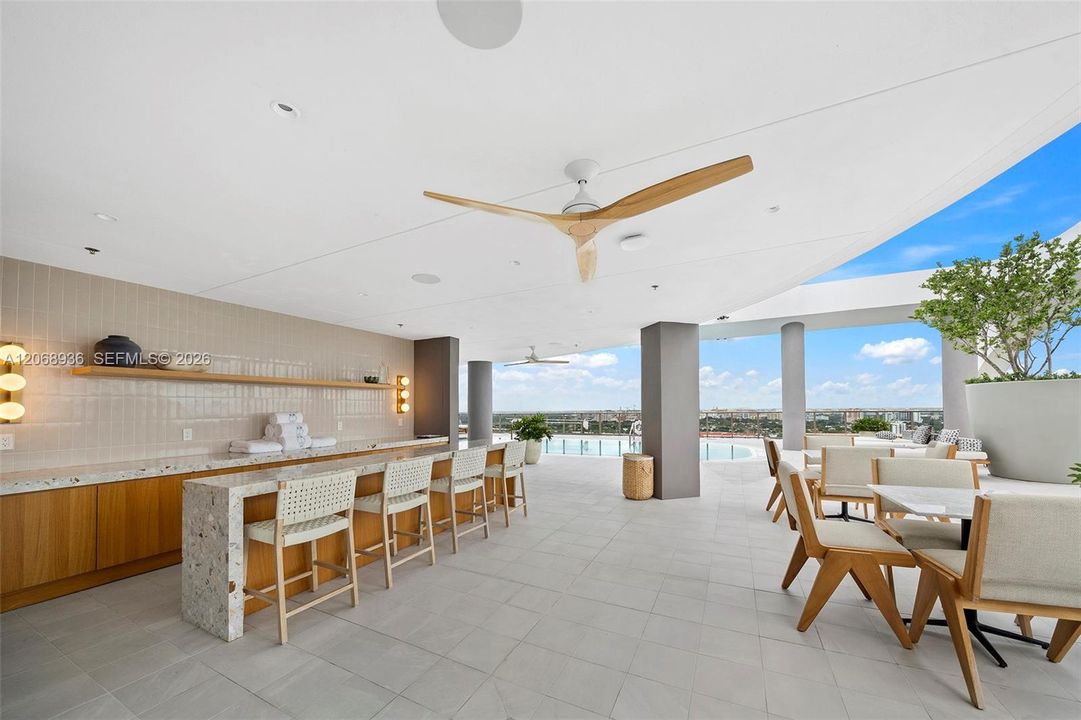 Rooftop Pool Area