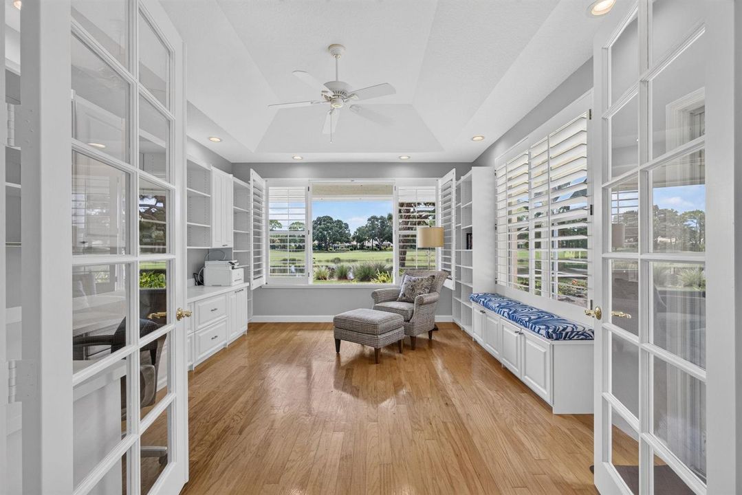French Doors to Office