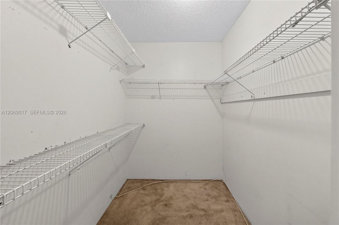 Primary Walk In Closet