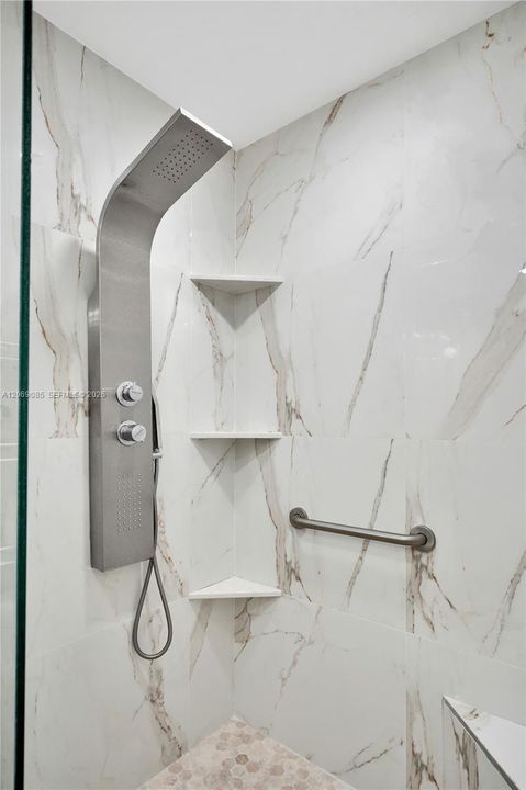 Shower in First Floor Bedroom