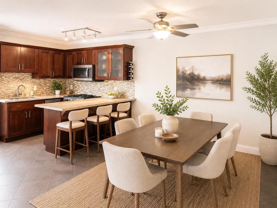 Kitchen & Dinning (virtually staged)