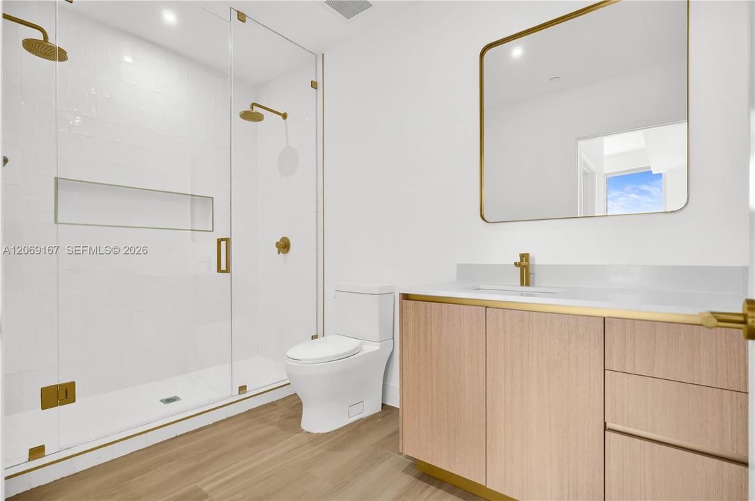 Primary bathroom.