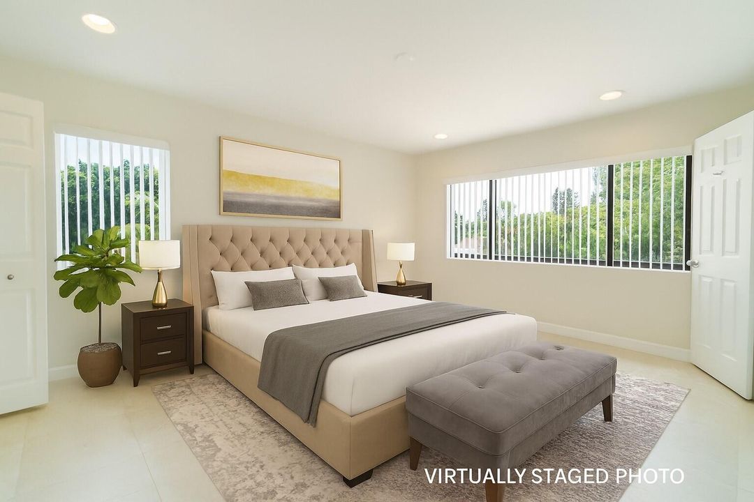 Master Bedroom - Virtually Staged