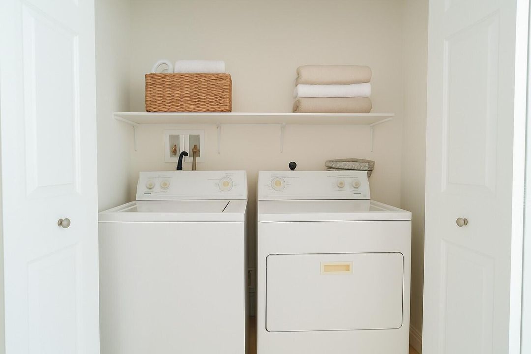 In-Unit Laundry Closet