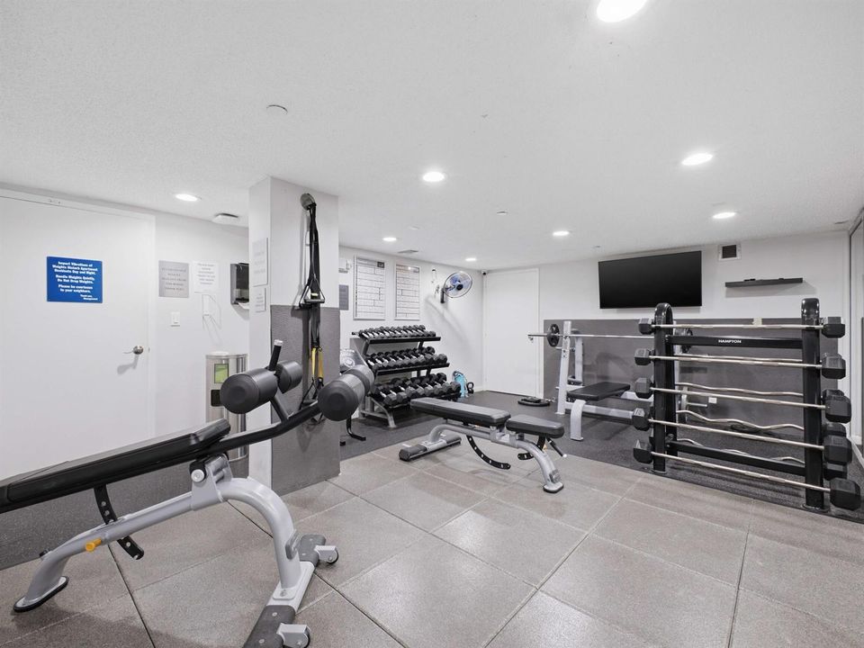 Gym Weights Room