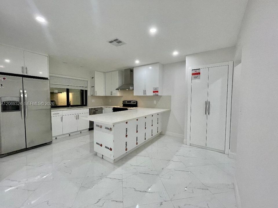 Open Concept Kitchen/w SS Appliances