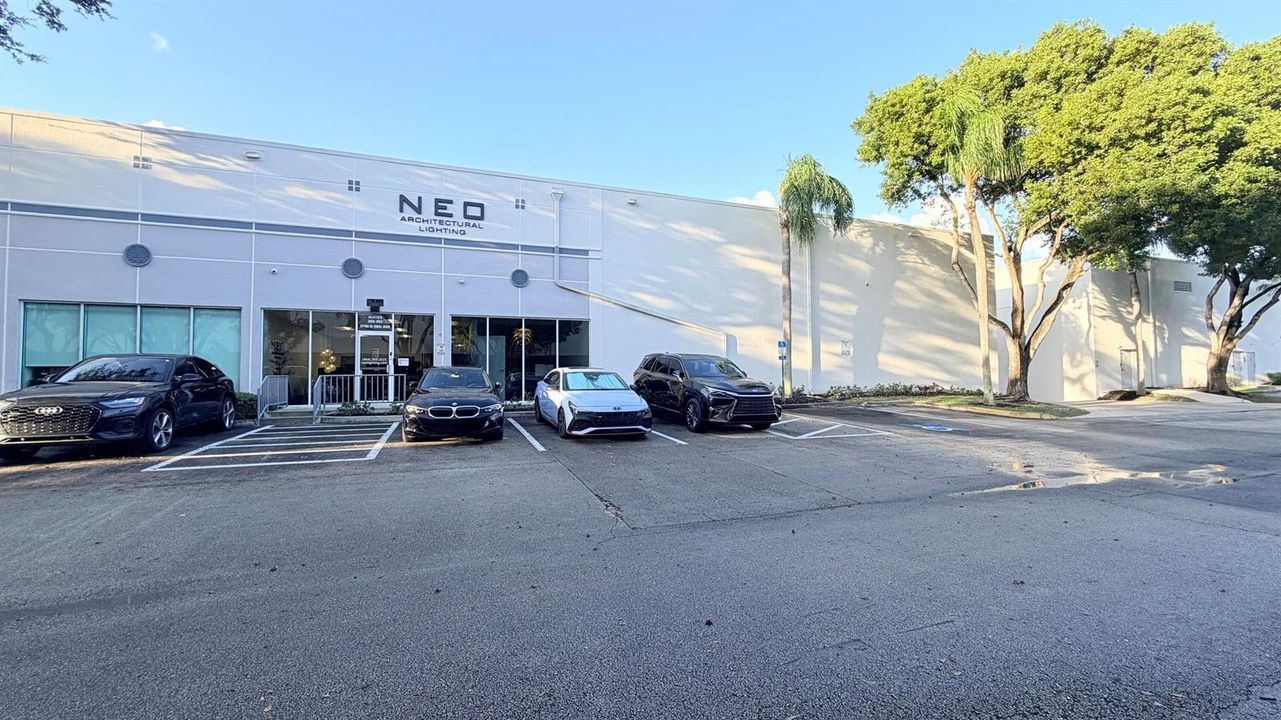 Image Store Front and ADA Parking-