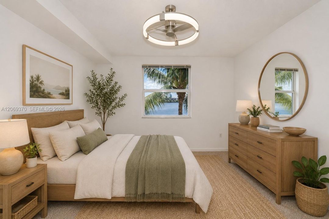 Virtually Staged 2nd Bedroom