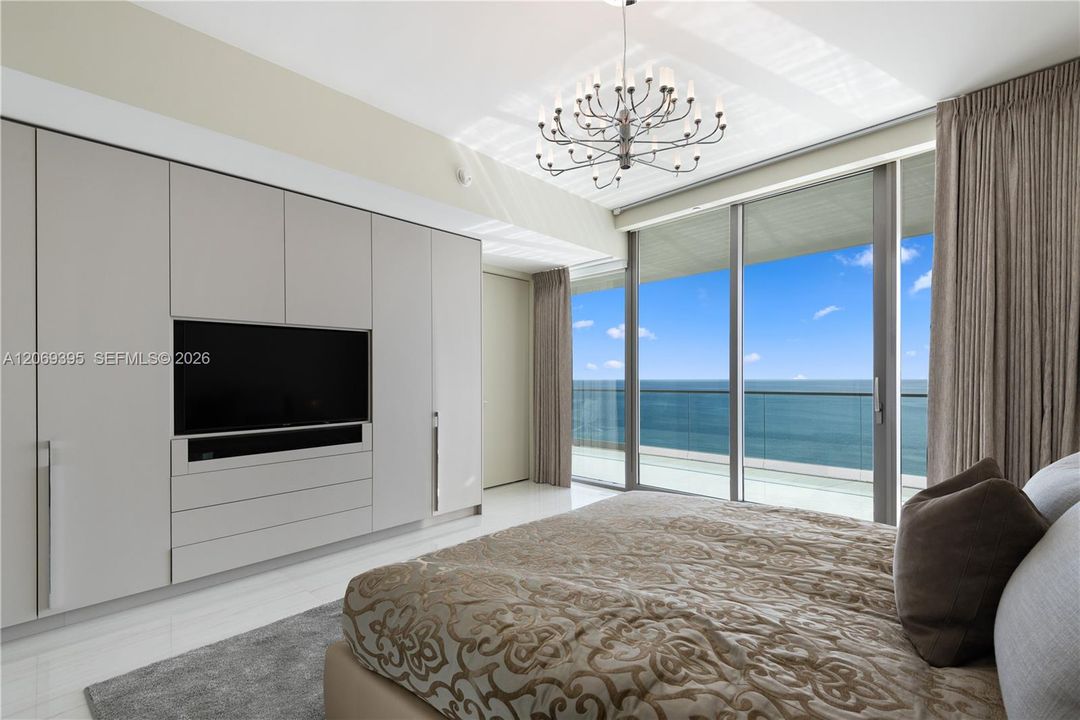 Primary Bedroom with Custom Built-in Closet/Storage