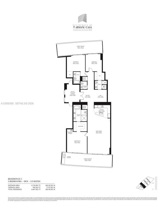 For Rent: $23,900 (3 beds, 3 baths, 2271 Square Feet)