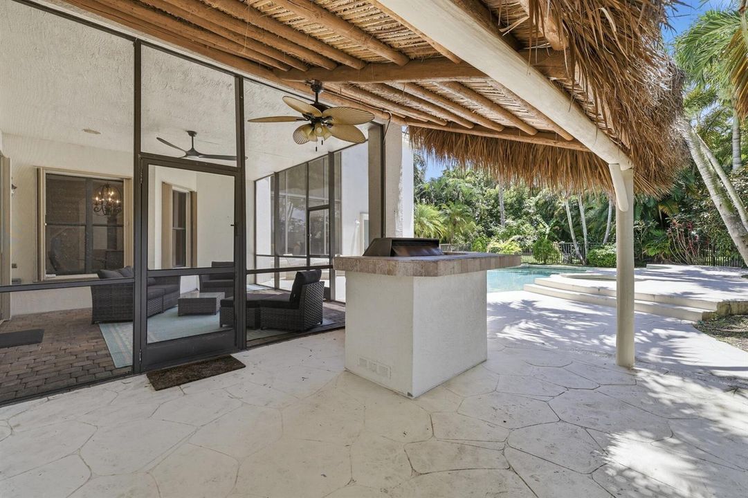 Tiki Hut & BBQ area