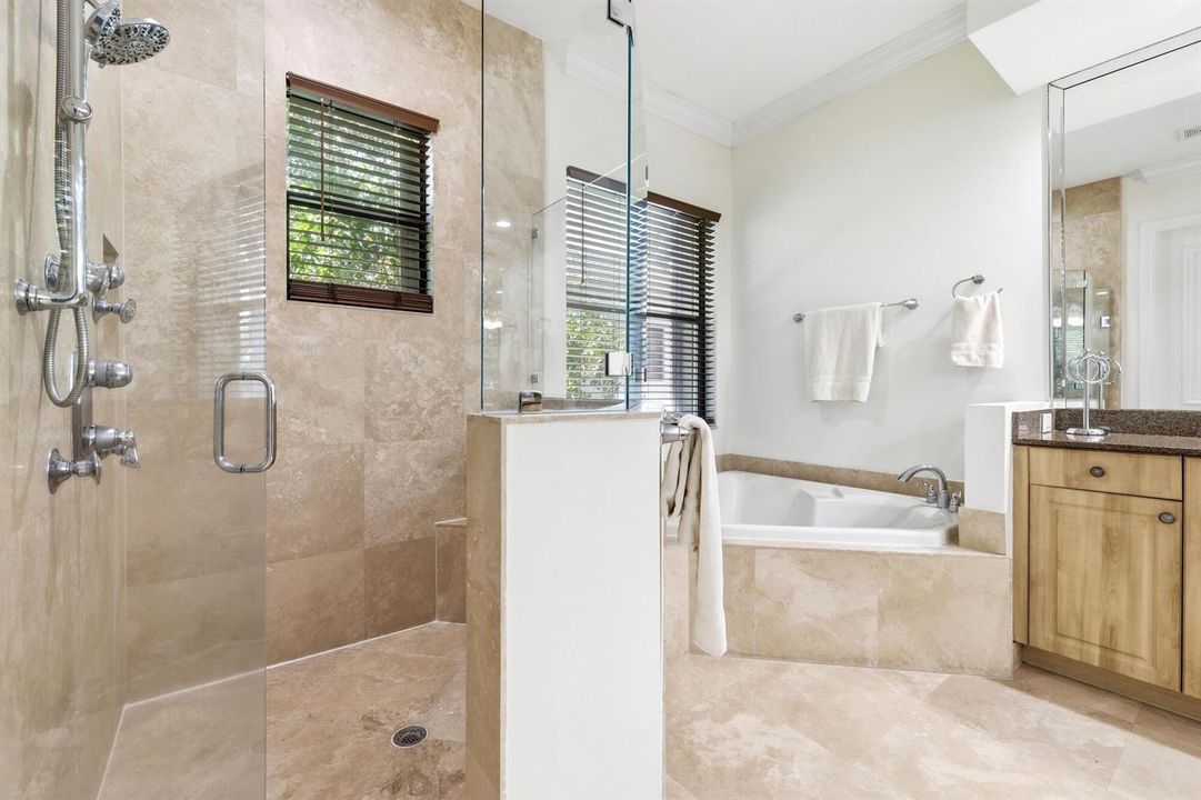 Separate Shower and Spa Tub