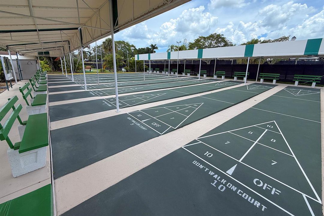 Shuffleboard at Palm Greens