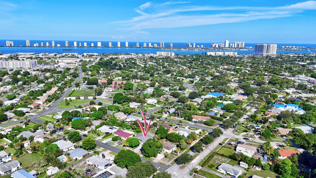 Arial 1 close to Singer Island and Beach