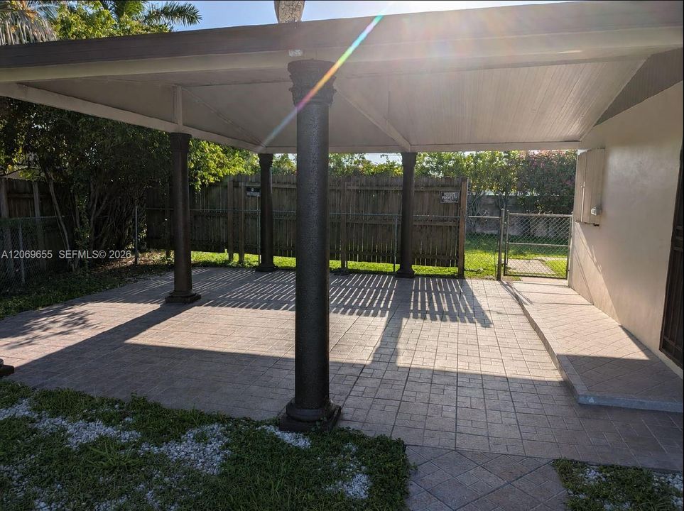 Covered parking