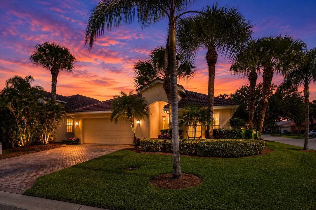 House at twilight
