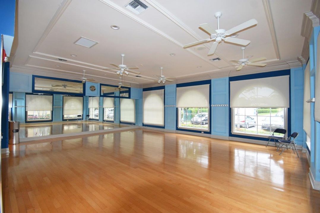 Fitness class studio