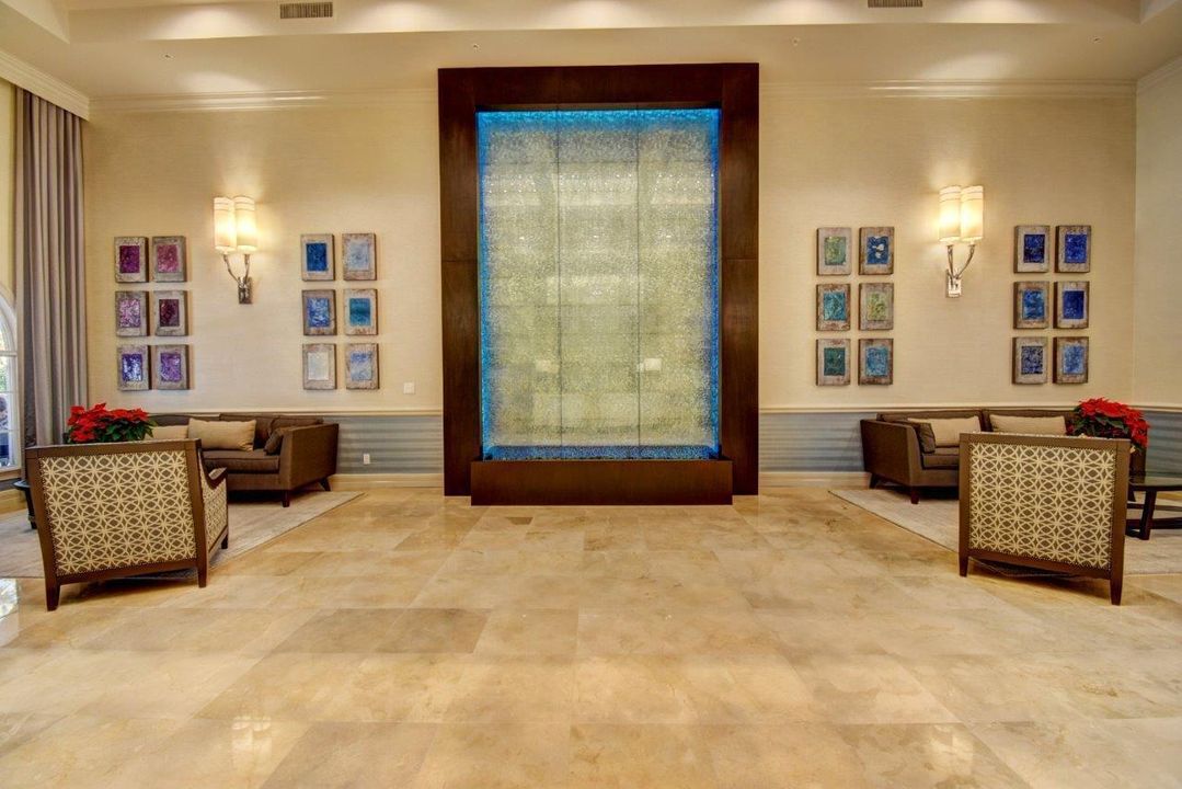 Clubhouse Lobby Water Feature