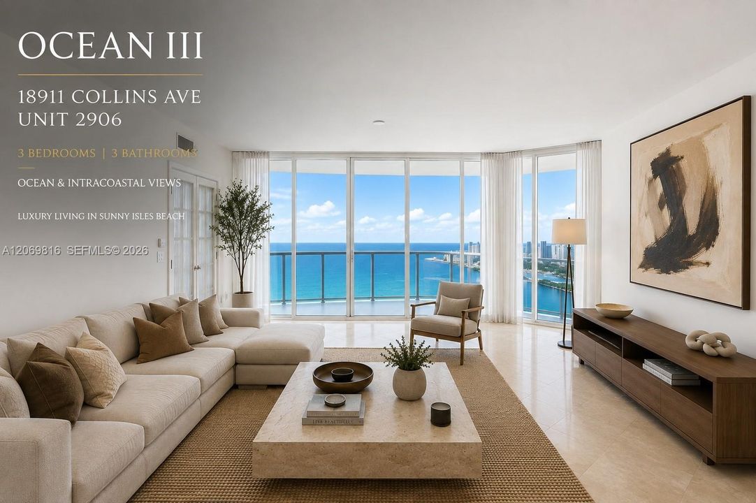 staged living room