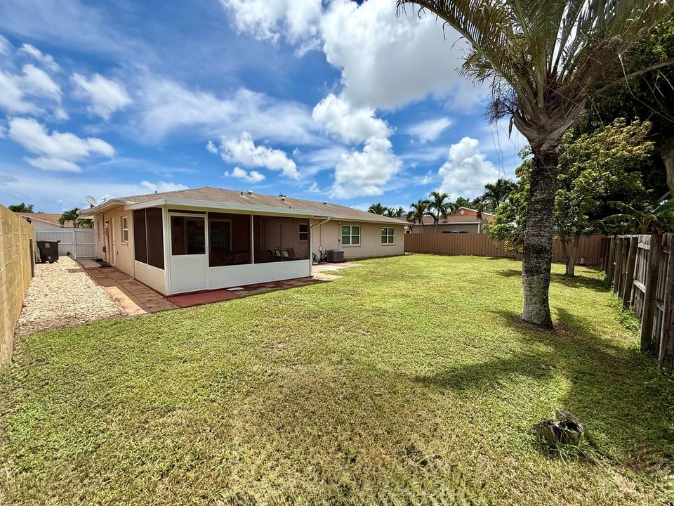 Large Fully Fenced Backyard