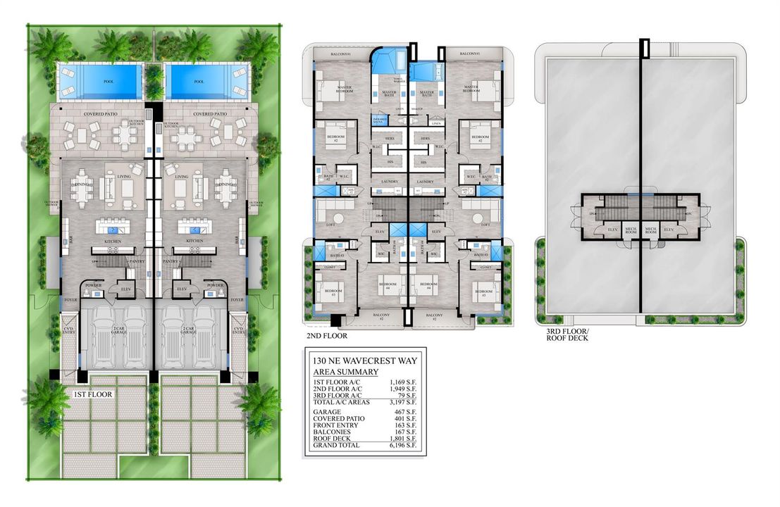 130 Ne Wavecrest Way Color Plan_Comp e