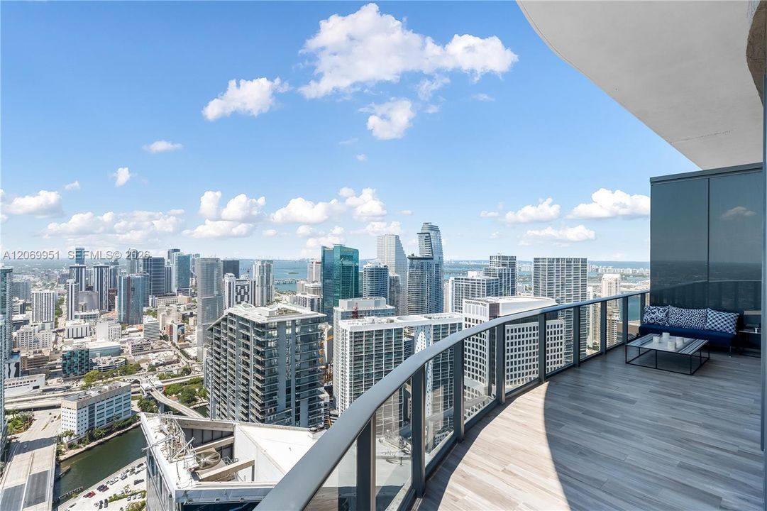 view to Miami Downtown
