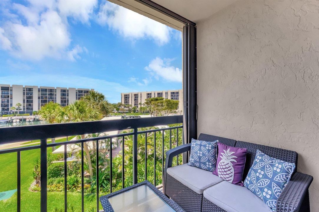 Covered balcony