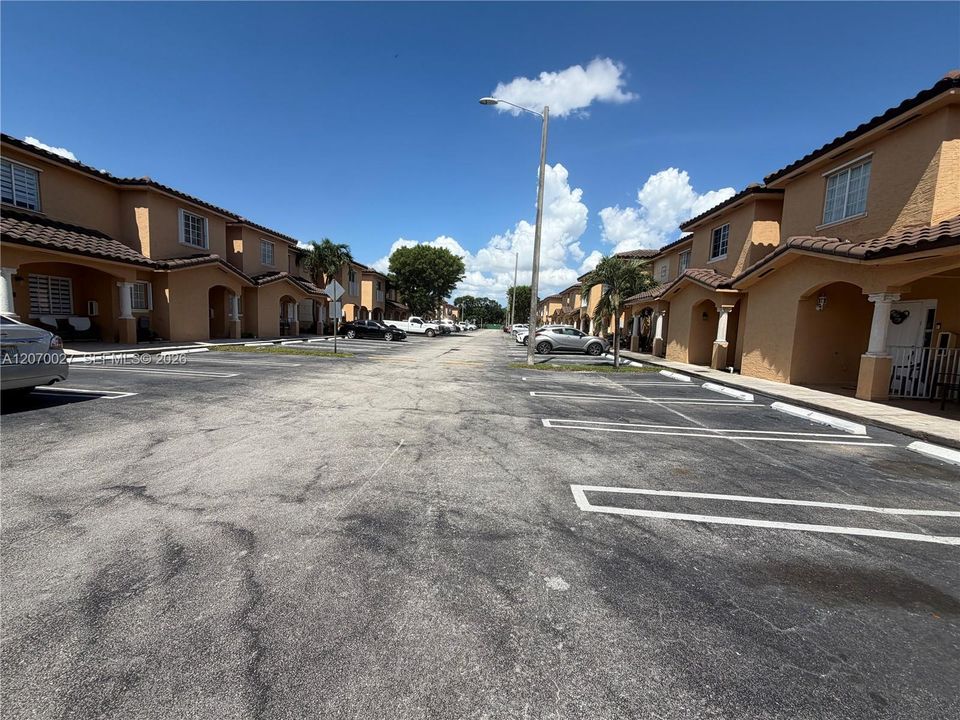 Plenty of visitor parking