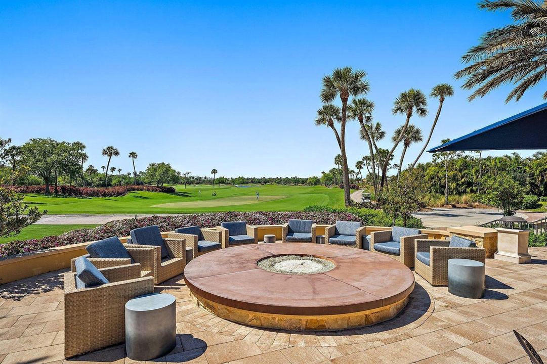 Firepit at 18th Hole